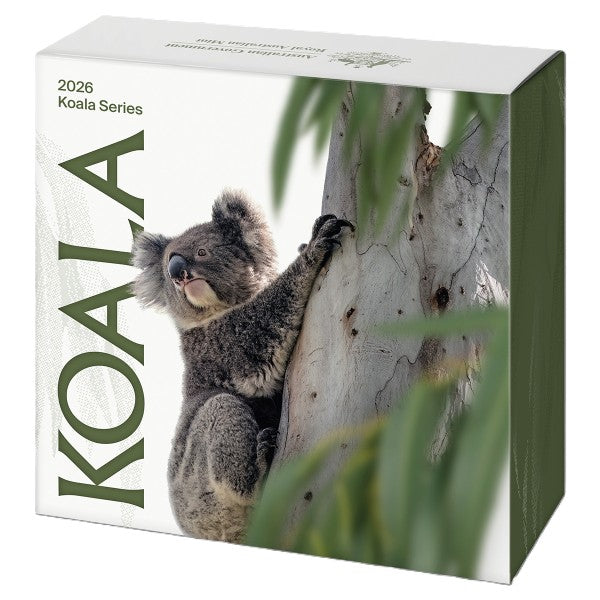 RAM Koala 2026 - 1 oz Silbermünze High Relief PP in Box