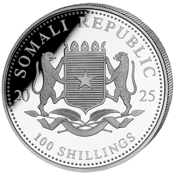Somalia Elefant - Privy ANA Oklahoma City - 1 oz Silbermünze 2025 PL