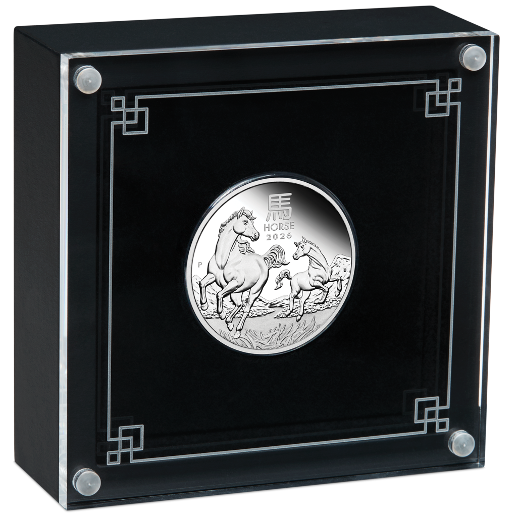 Lunar III Jahr des Pferdes 2026 1/2 oz Silbermünze PM PP in Box***