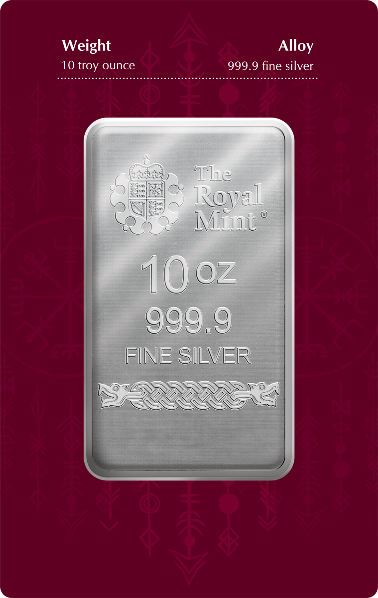 Norse Gods – Odin - 10 oz Silberbarren The Royal Mint Germania Mint
