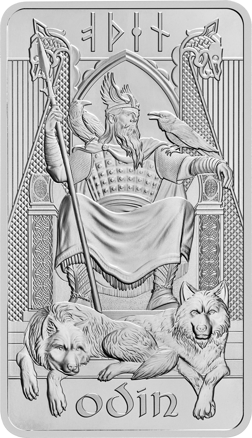Norse Gods – Odin - 10 oz Silberbarren The Royal Mint Germania Mint