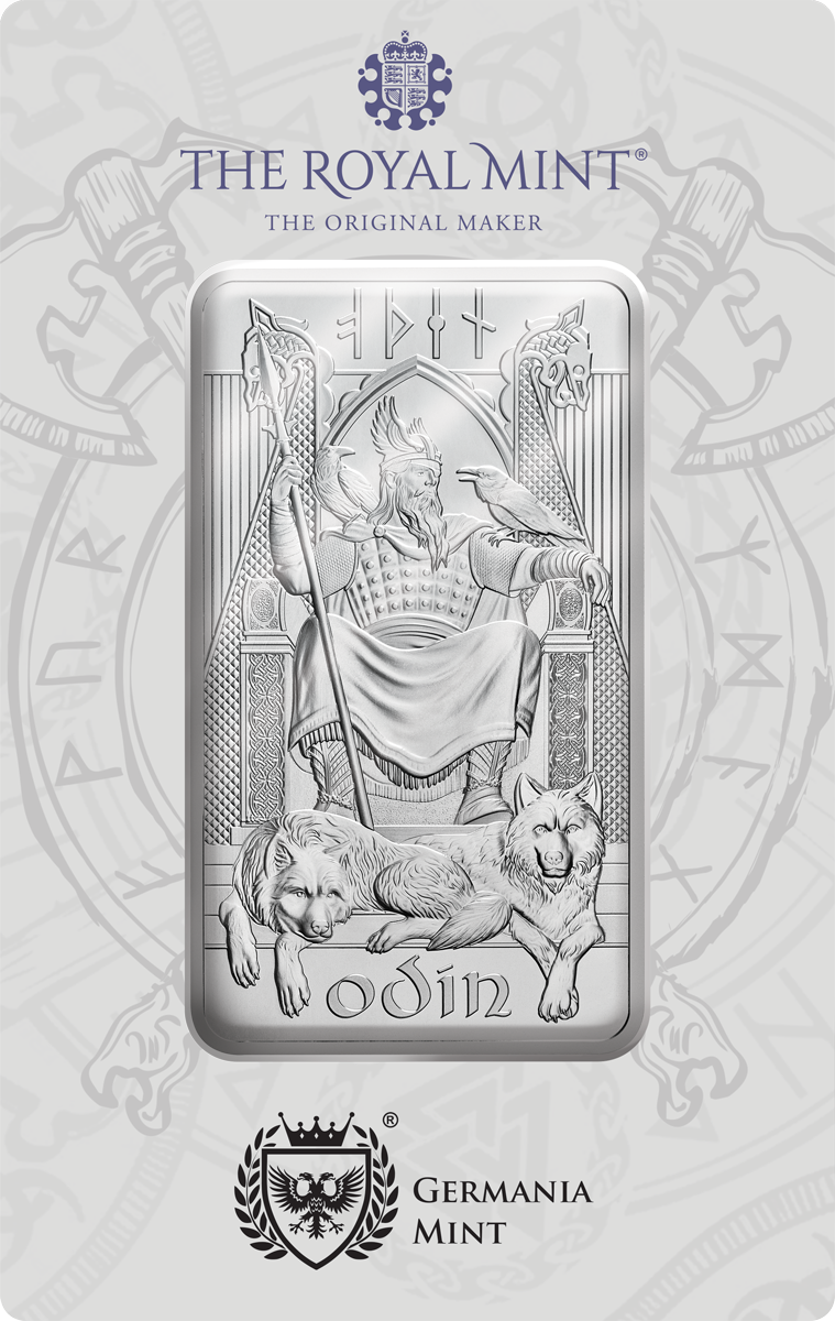 Norse Gods – Odin - 10 oz Silberbarren The Royal Mint Germania Mint