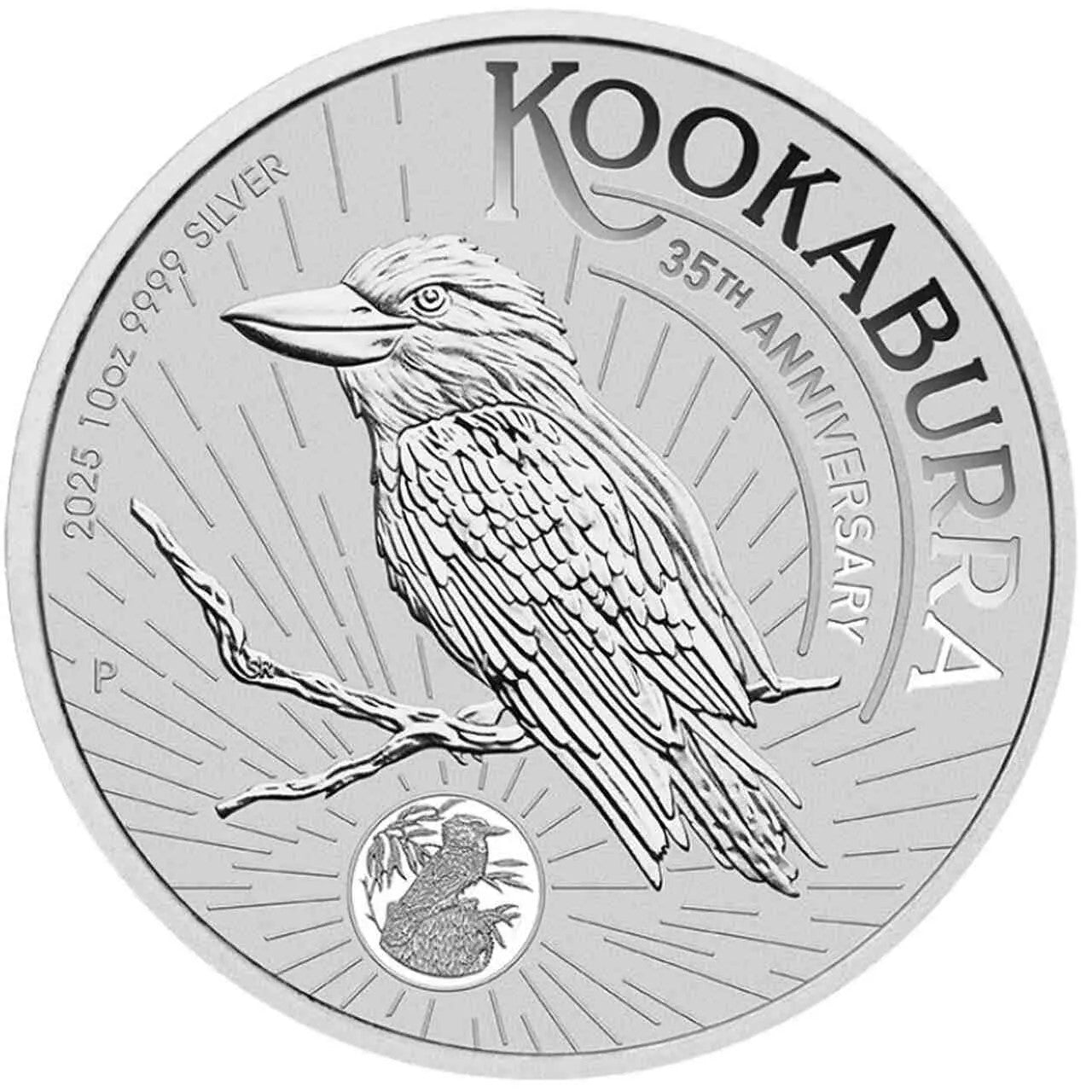 Kookaburra 2025, 35 Years Anniversary 10 oz Silbermünze