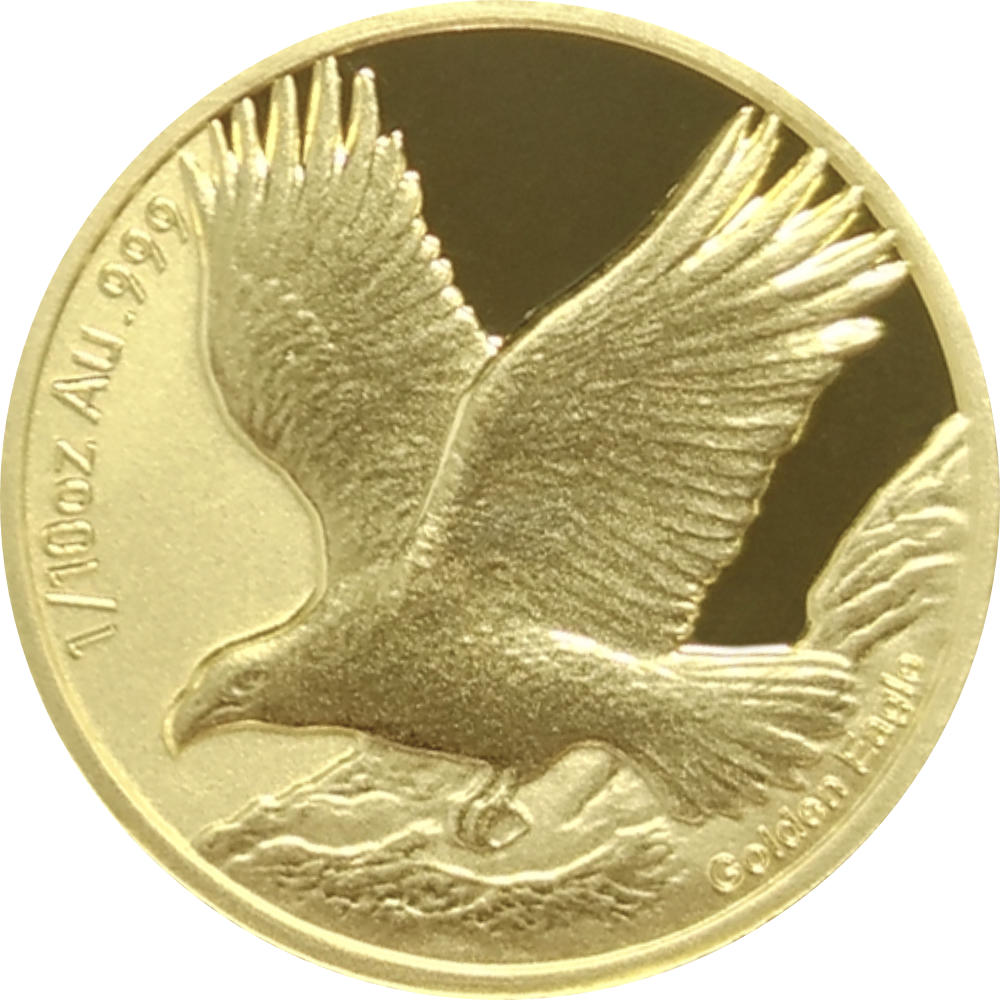 Samoa Golden Eagle Steinadler 2025 - 3. Ausgabe - 1/10 oz Goldmünze PL**