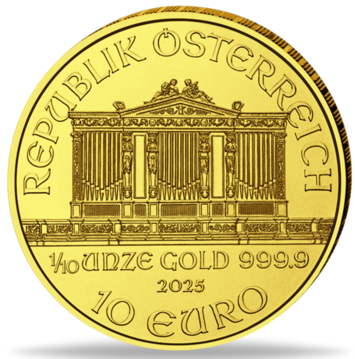 Wiener Philharmoniker 1/10 oz Goldmünze 2025*