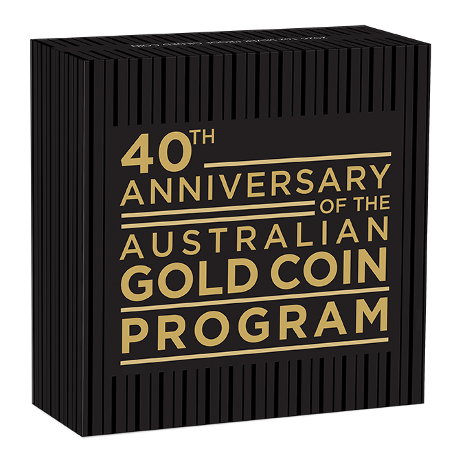Australien Nugget - 40. Jubiläum - 2026 - 1 oz Silbermünze Teilvergoldet PP in Box