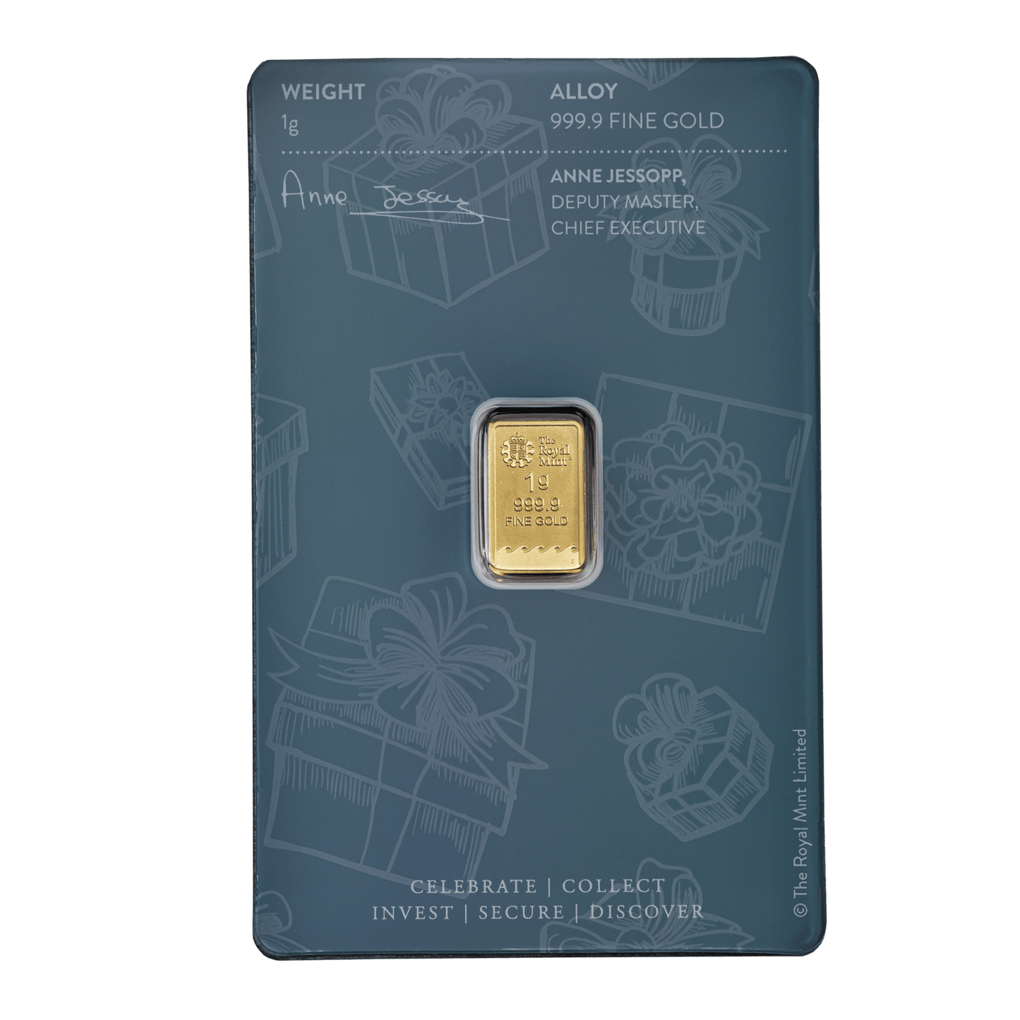 The Royal Mint - Happy Birthday - 1 Gramm Goldbarren**
