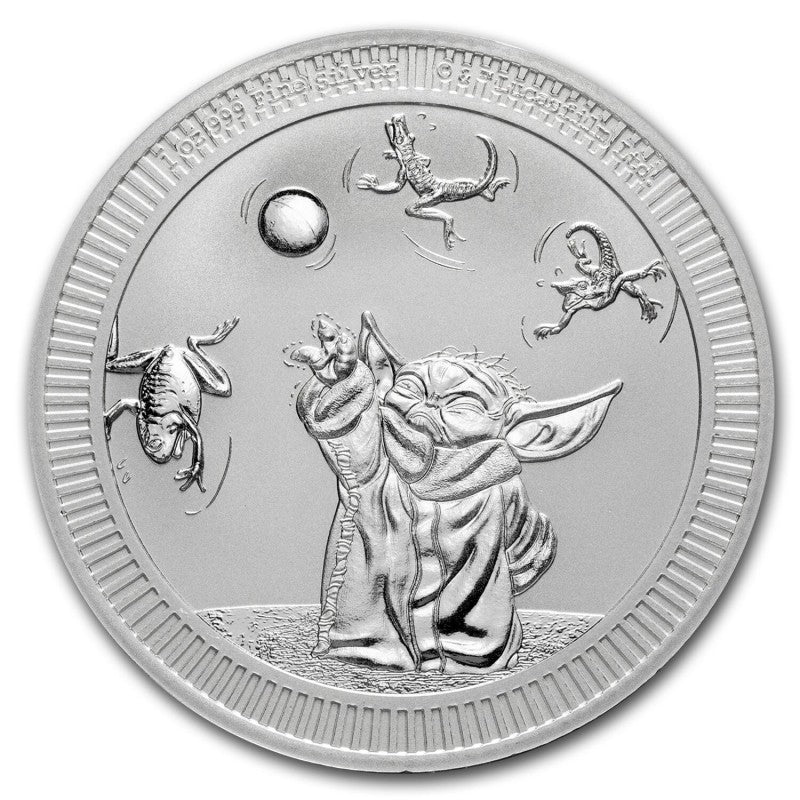 Star Wars™ - Baby Yoda™ - Grogu™ - 1 Oz Silbermünze 2024*