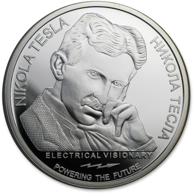 Nikola Tesla - Hydroelectric Power - Niagara Falls - 2024 10. Ausgabe 1 oz Silbermünze