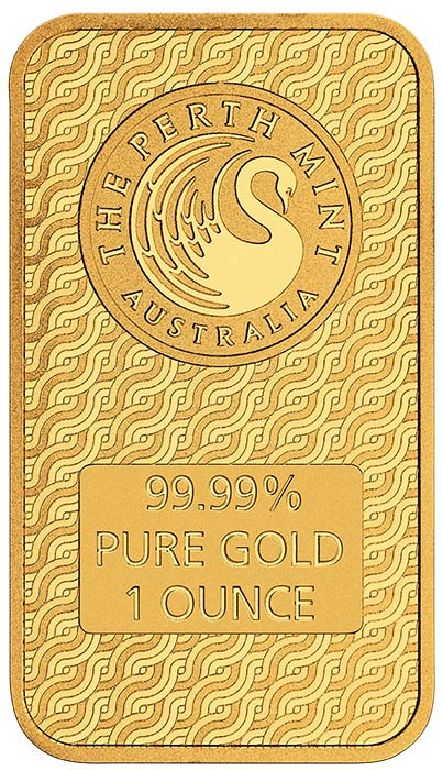 Lunar Snake Schlange Perth Mint 1 oz Goldbarren**