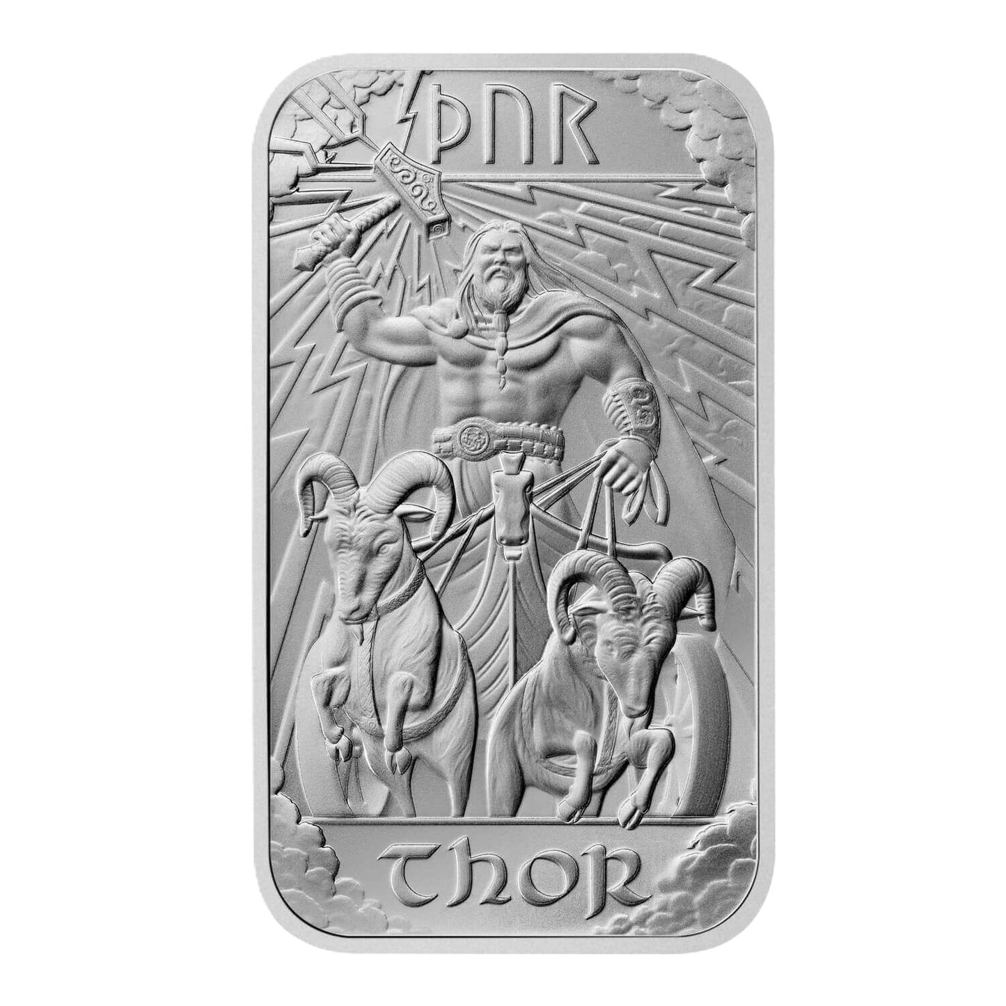 Norse Gods – 2. Ausgabe Thor - 1 oz Silberbarren The Royal Mint Germania Mint