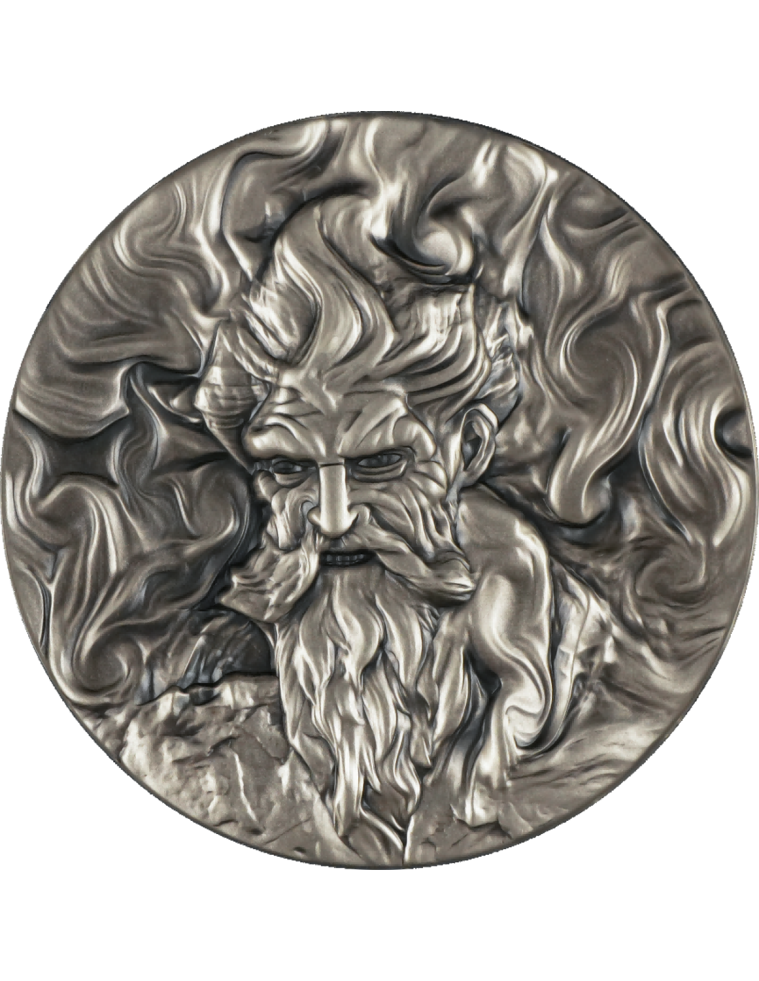 Empedocles Theory - The Four Elements - (1) Fire -1 oz Silbermedaille - MS-70 Graded im Blister***