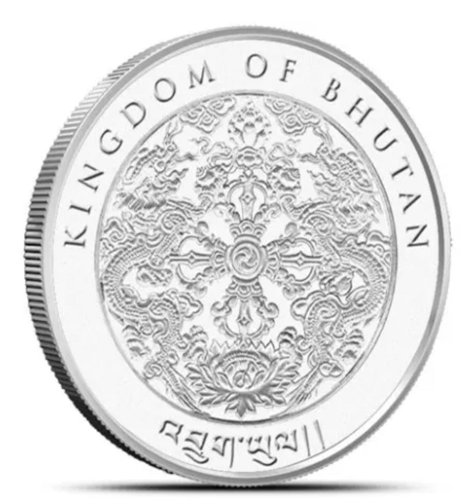 Bhutan Year of the Snake, 1 oz Silbermünze, 2025*
