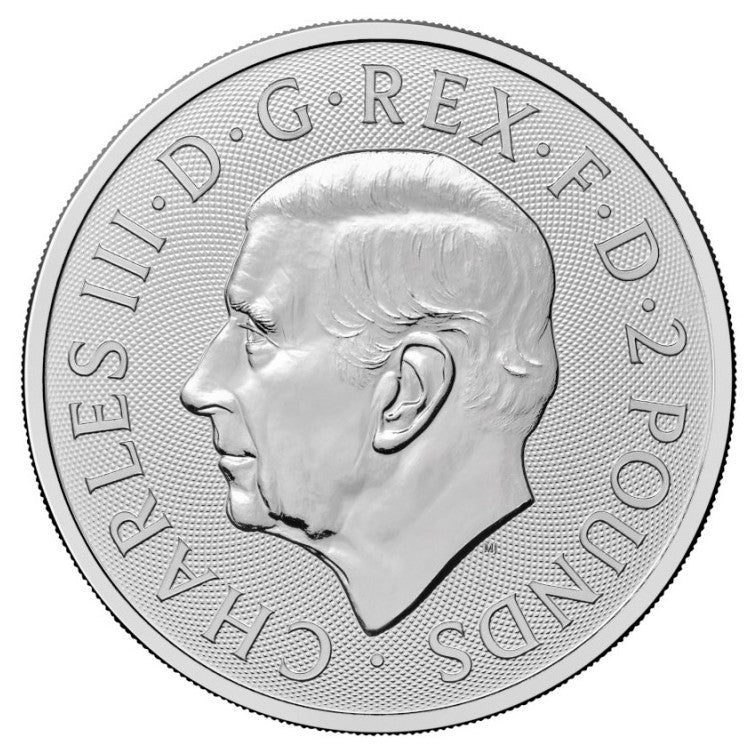 Britannia and Liberty 2025 King Charles III 1 oz Silbermünze
