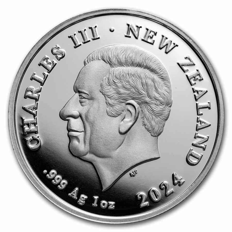 Dwelling Taniwha - Cave #1. - Maori Taniwha Höhle 2024 - 1 oz Silbermünze