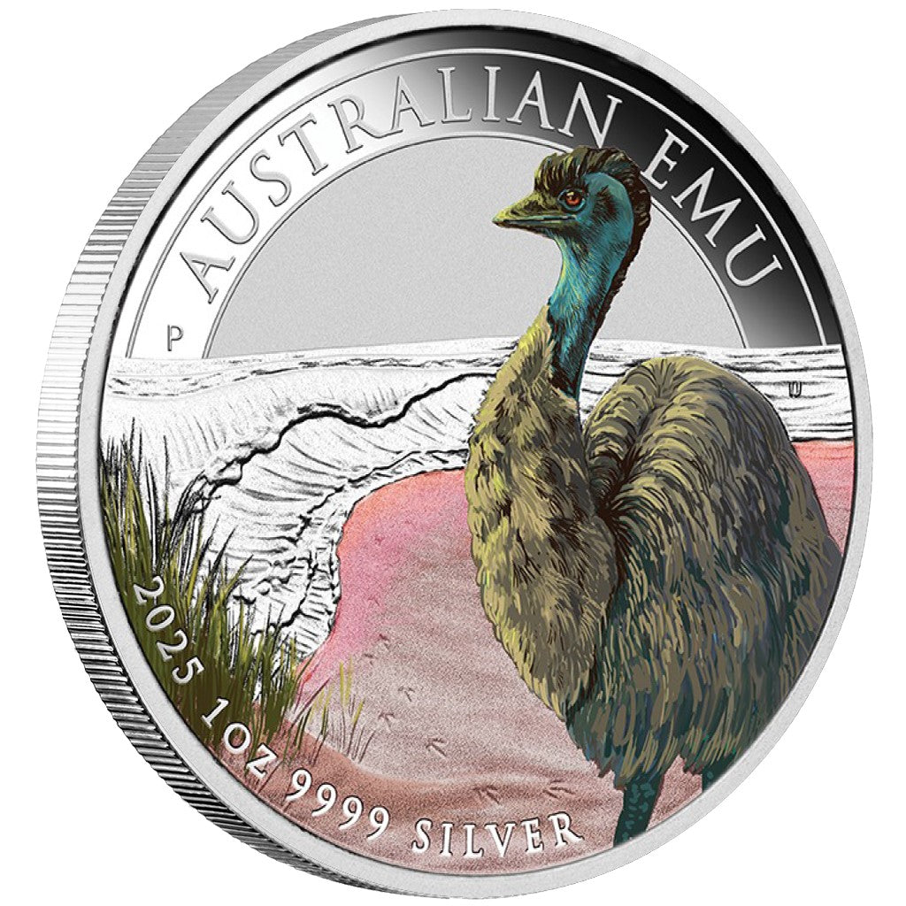 EMU 2025 Color Farbe 1 oz Silbermünze***