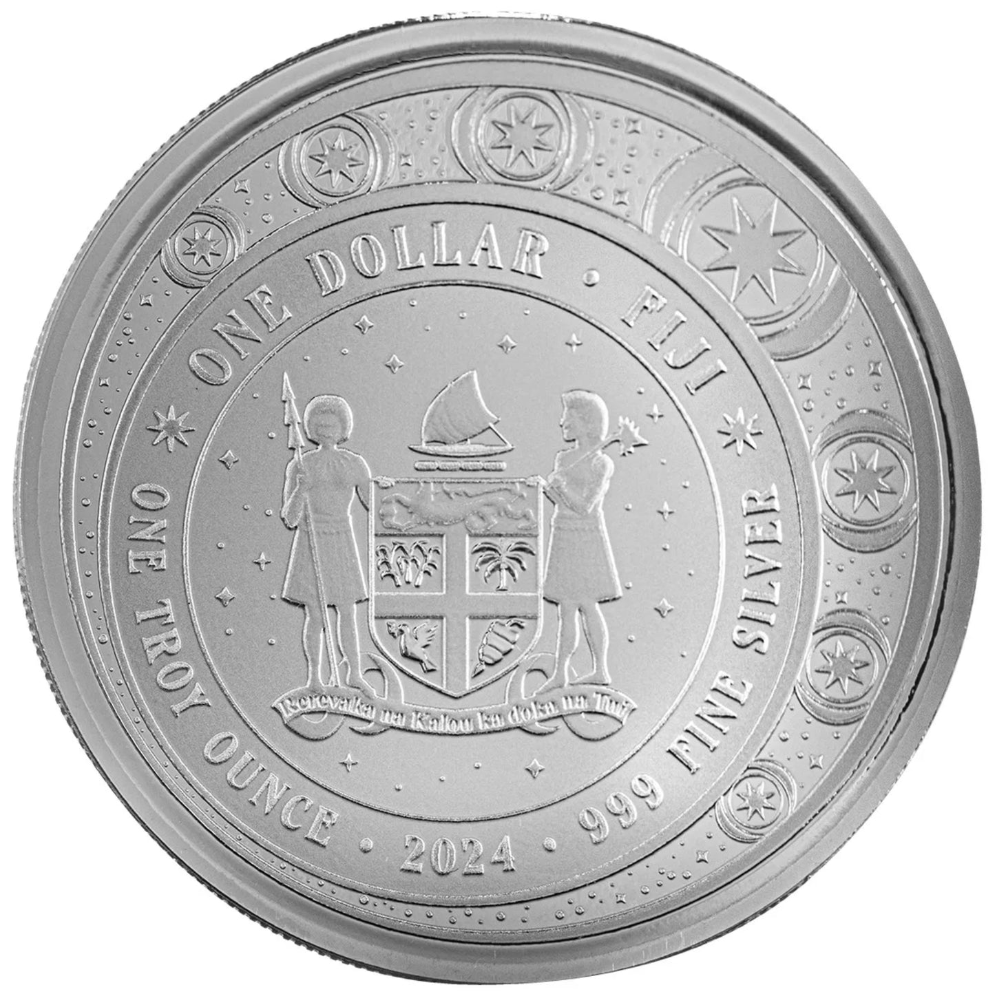 Fiji  Unicorn - Einhorn - 2024 1 oz Silbermünze Proof Like