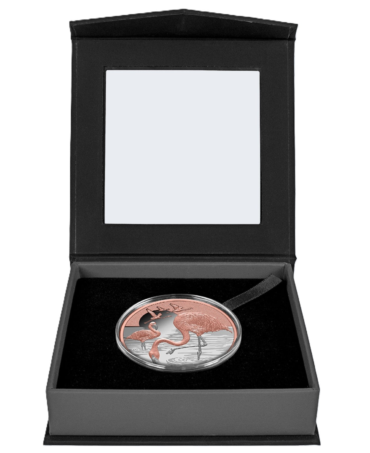 Flamingo - Rosegold - 2025 - 1 oz Silbermünze PP***