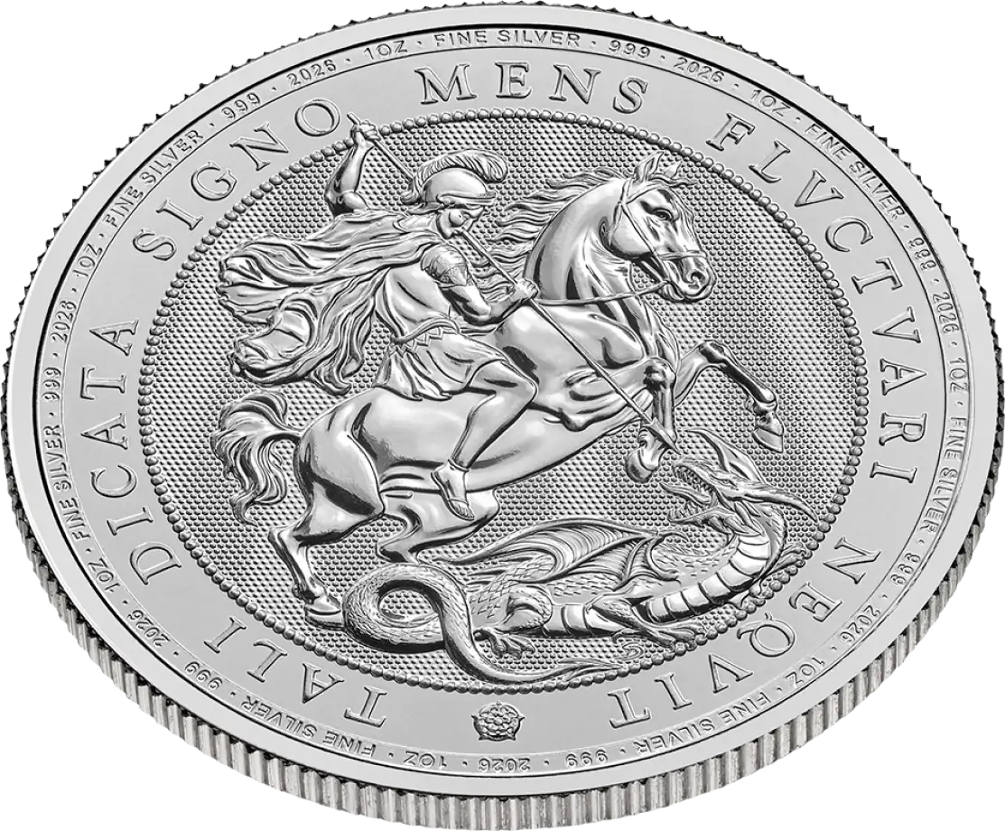 St. George and the Dragon 2026 - 1 oz Silbermünze BU