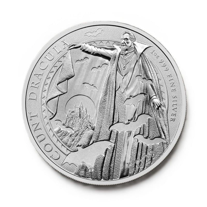 Gothic Horror - Dracula - 1 oz Silbermünze BU
