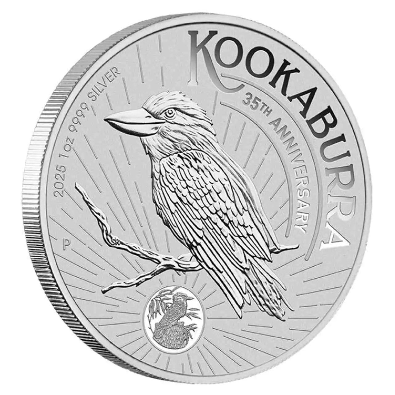 Kookaburra 2025, 35 Years Anniversary 1 oz Silbermünze