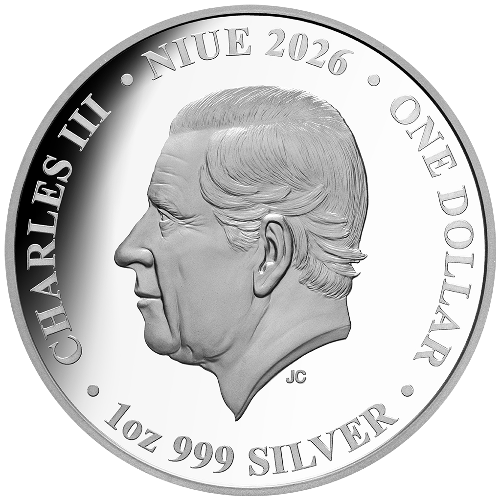 Niue - Lunar - Jahr des Pferdes - 2026 - 1 oz Silbermünze PP Polierte Platte***