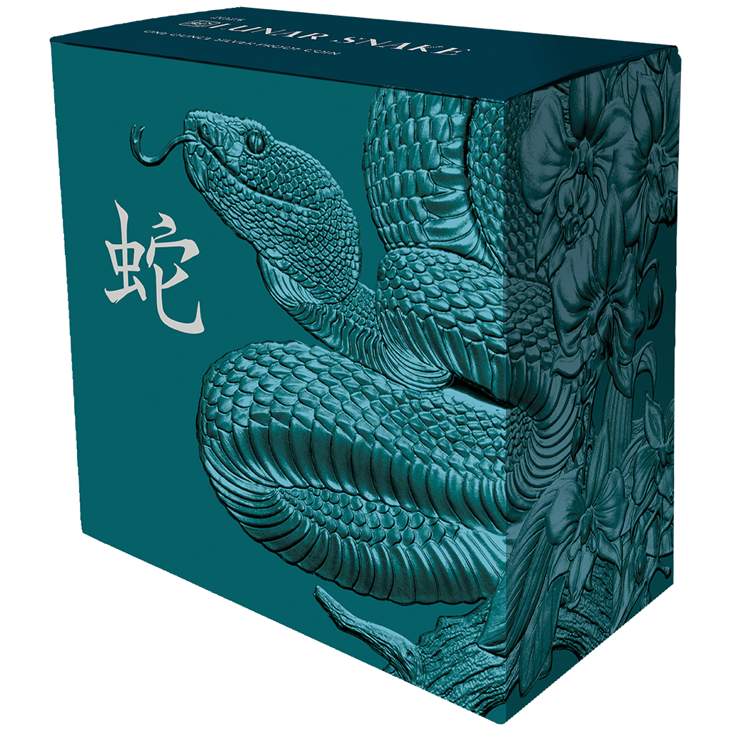 Niue - Lunar - Jahr der Schlange - 2025 - 1 oz Silbermünze PP