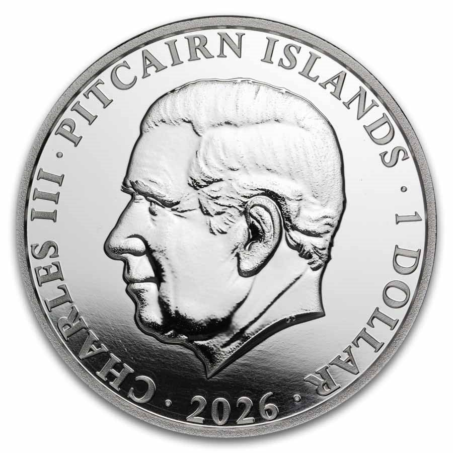 Lunar Year of the Horse 2026 Pitcairn Islands 1 oz Silbermünze BU