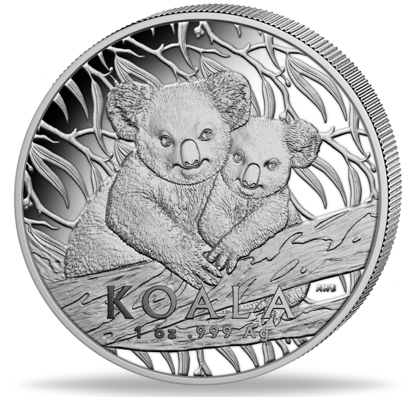 RAM Koala 2025 - 1 oz Silbermünze BU High Relief PP in Box***