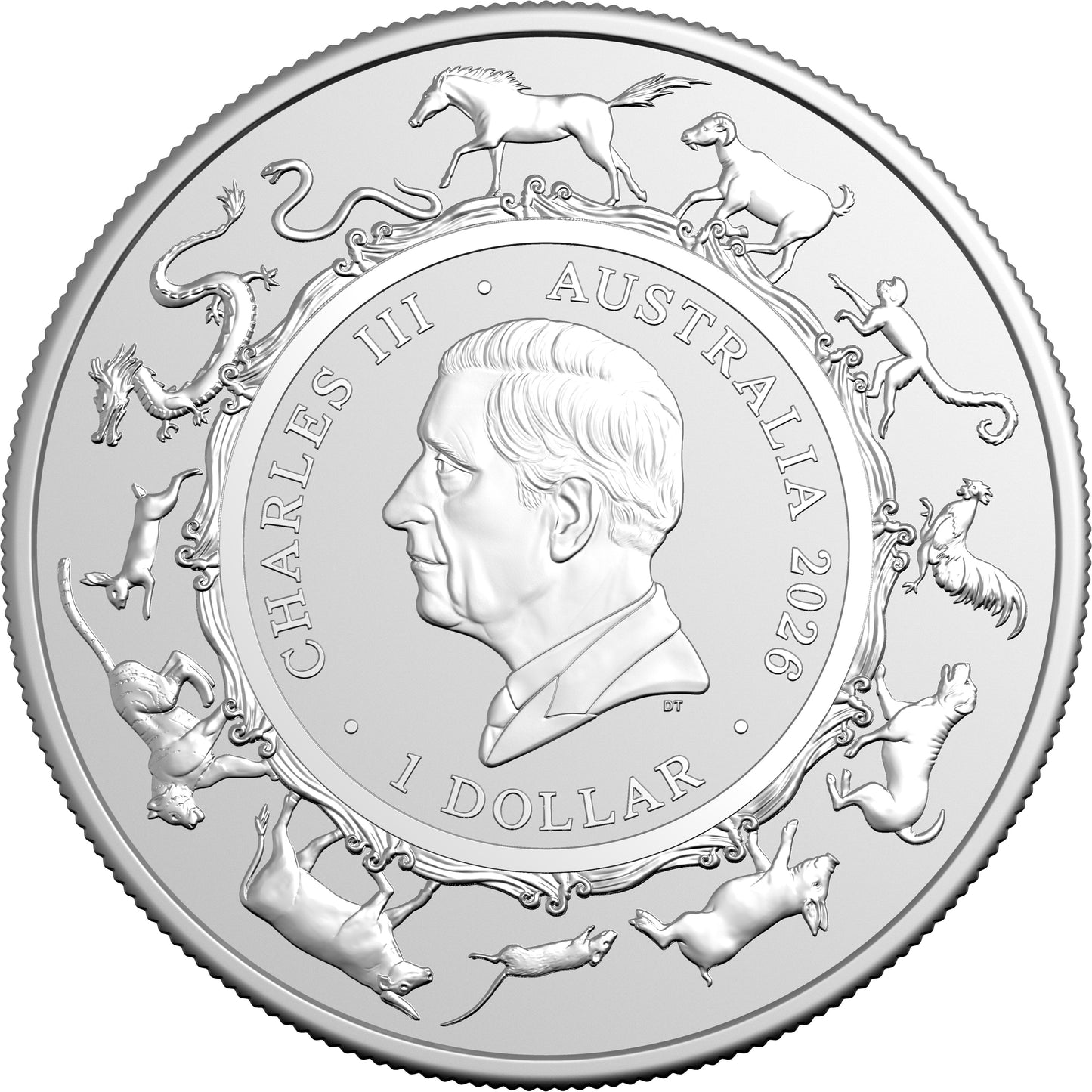 RAM Lunar Year of the Horse / Jahr des Pferdes 1 oz Silbermünze 2026
