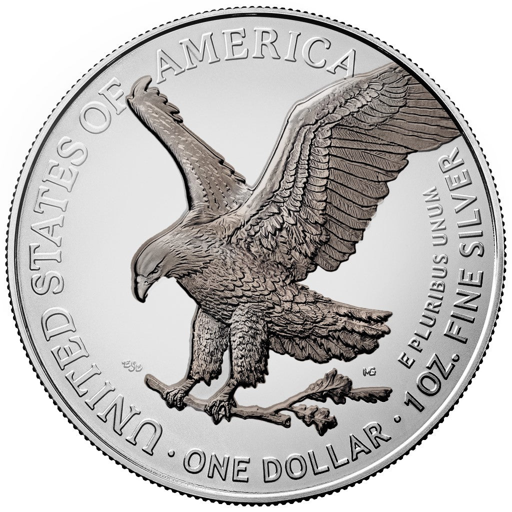 American Silver Eagle - Bitcoin - Bär - Bear - 1 oz Silbermünze 2025