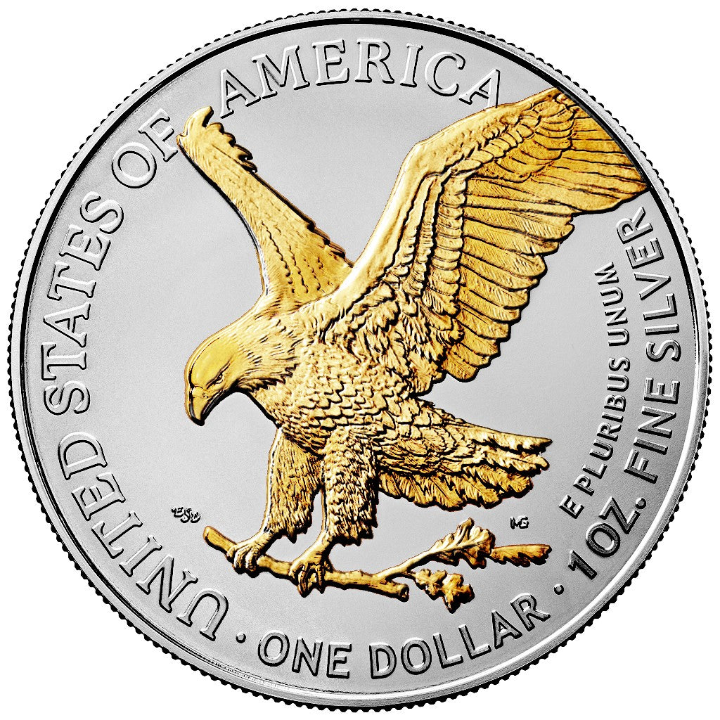 American Silver Eagle - Bitcoin - Bulle - Bull - 1 oz Silbermünze 2025