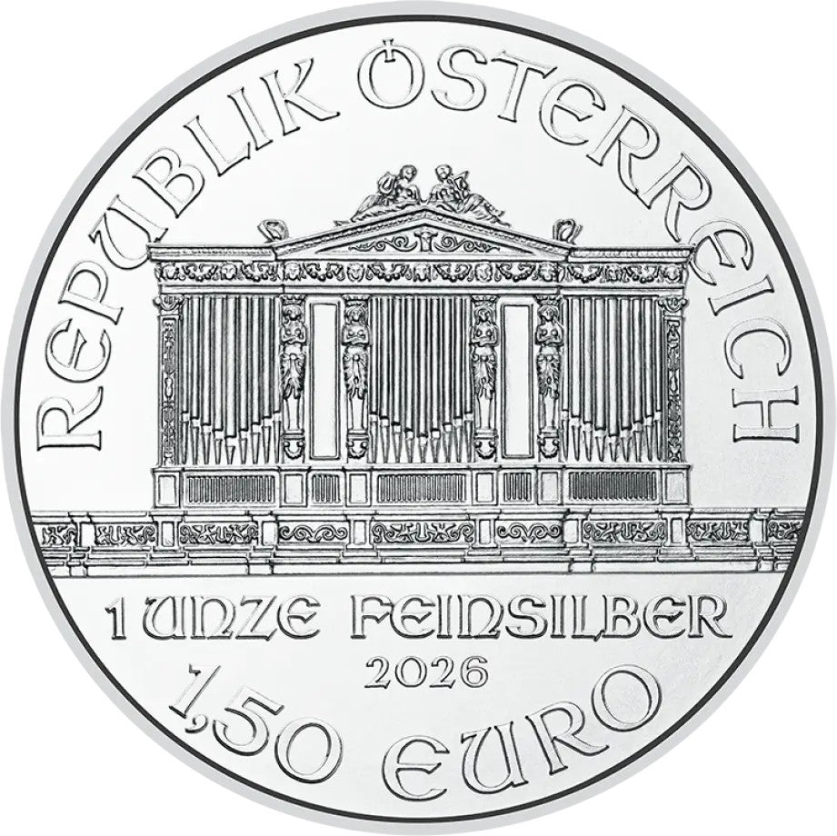 Wiener Philharmoniker 2026 1 oz Silbermünze BU