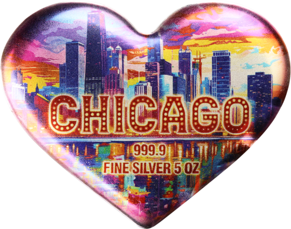 Germania Mint Chicago 5oz ANA Edition Gussbarren