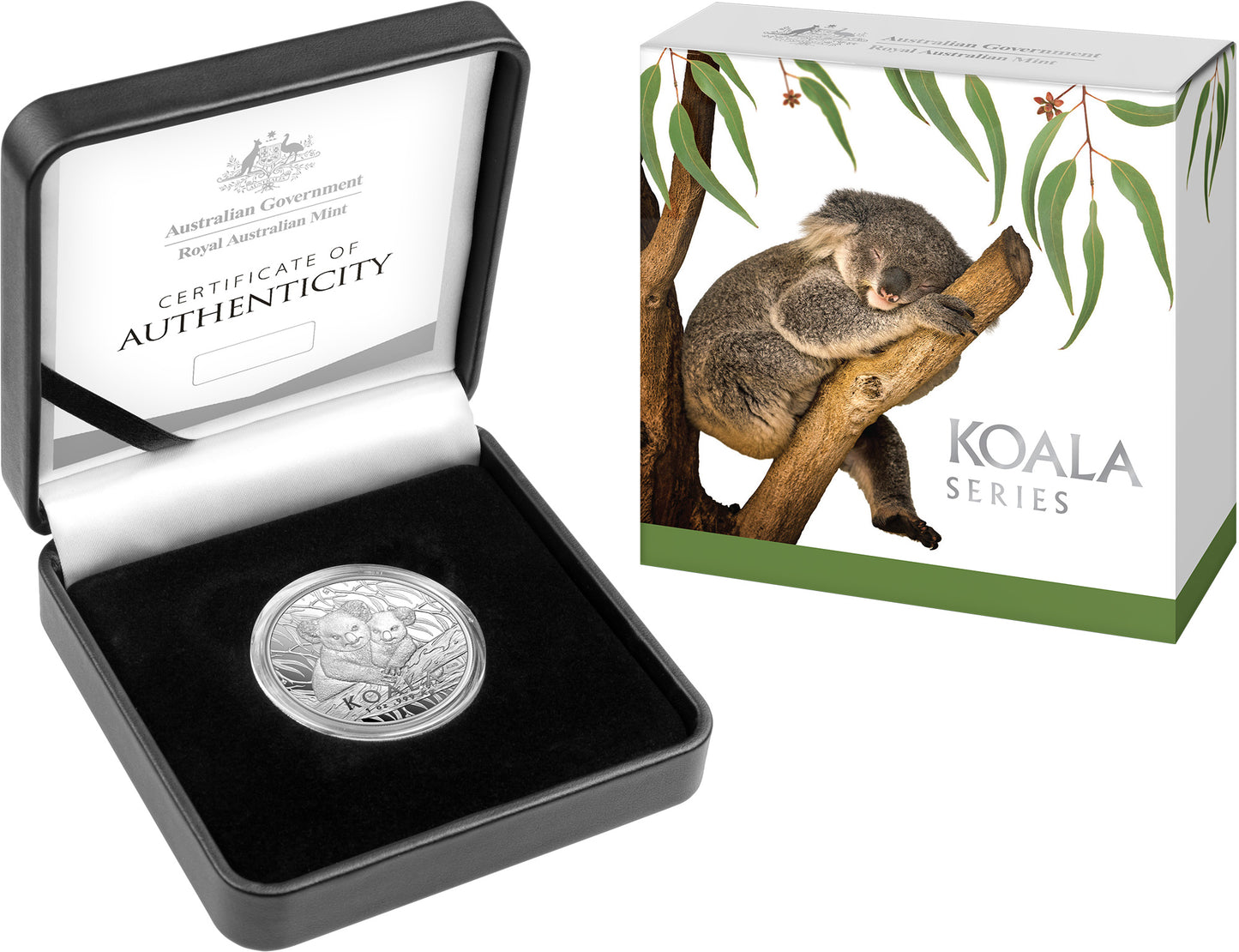 RAM Koala 2025 - 1 oz Silbermünze BU High Relief PP in Box***