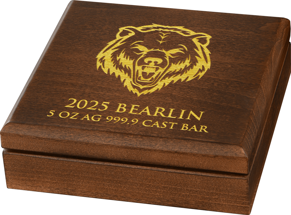 Germania Mint -2025 Bearlin - 5 oz Silberbarren