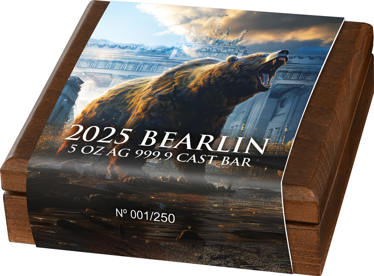 Germania Mint -2025 Bearlin - 5 oz Silberbarren