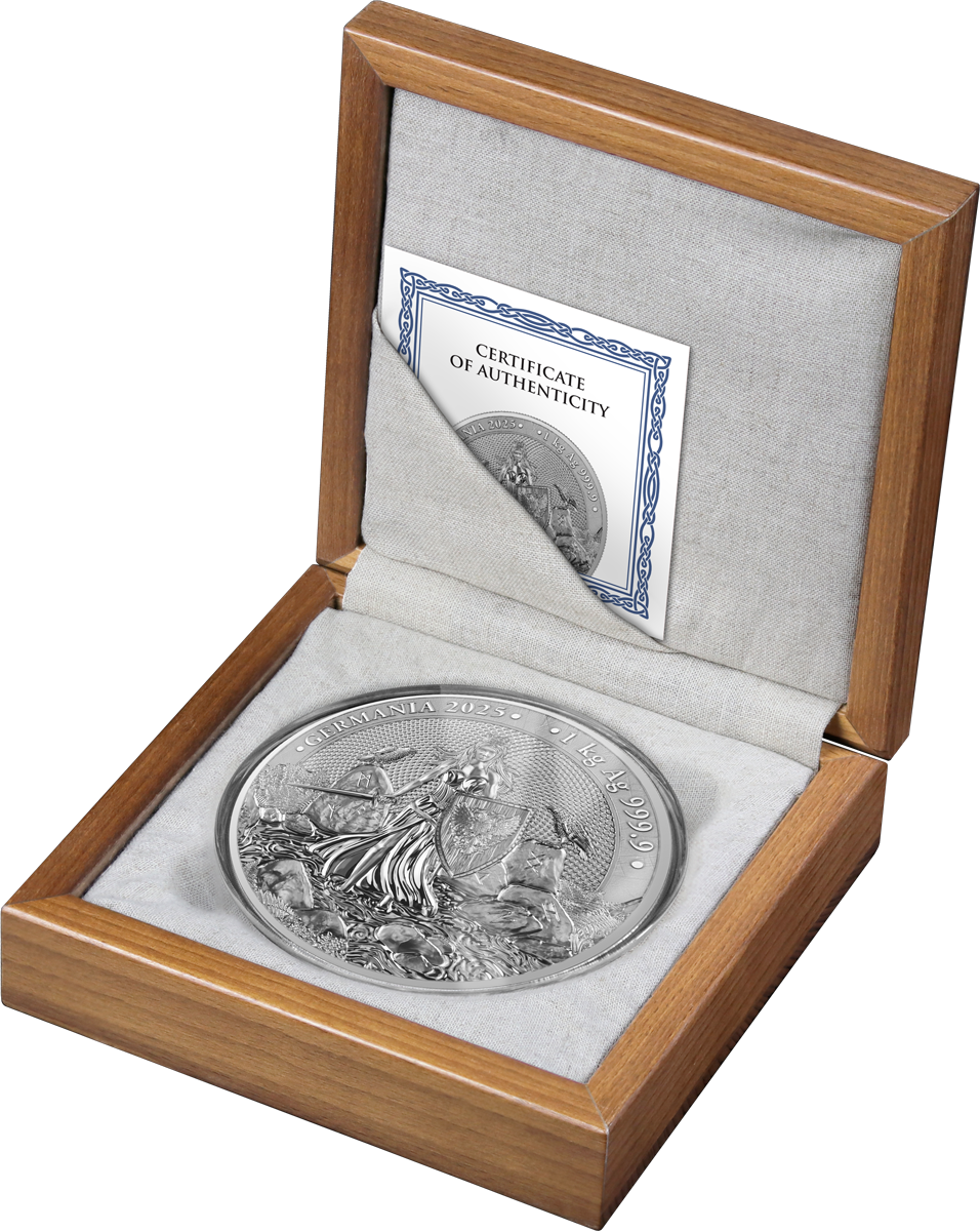 Germania Mint - Germania 2025 - 1 Kilo 1 kg Silbermünze 80 Mark BU