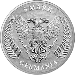Germania Mint - Germania 2025 - 1 oz Silbermünze 5 Mark BU