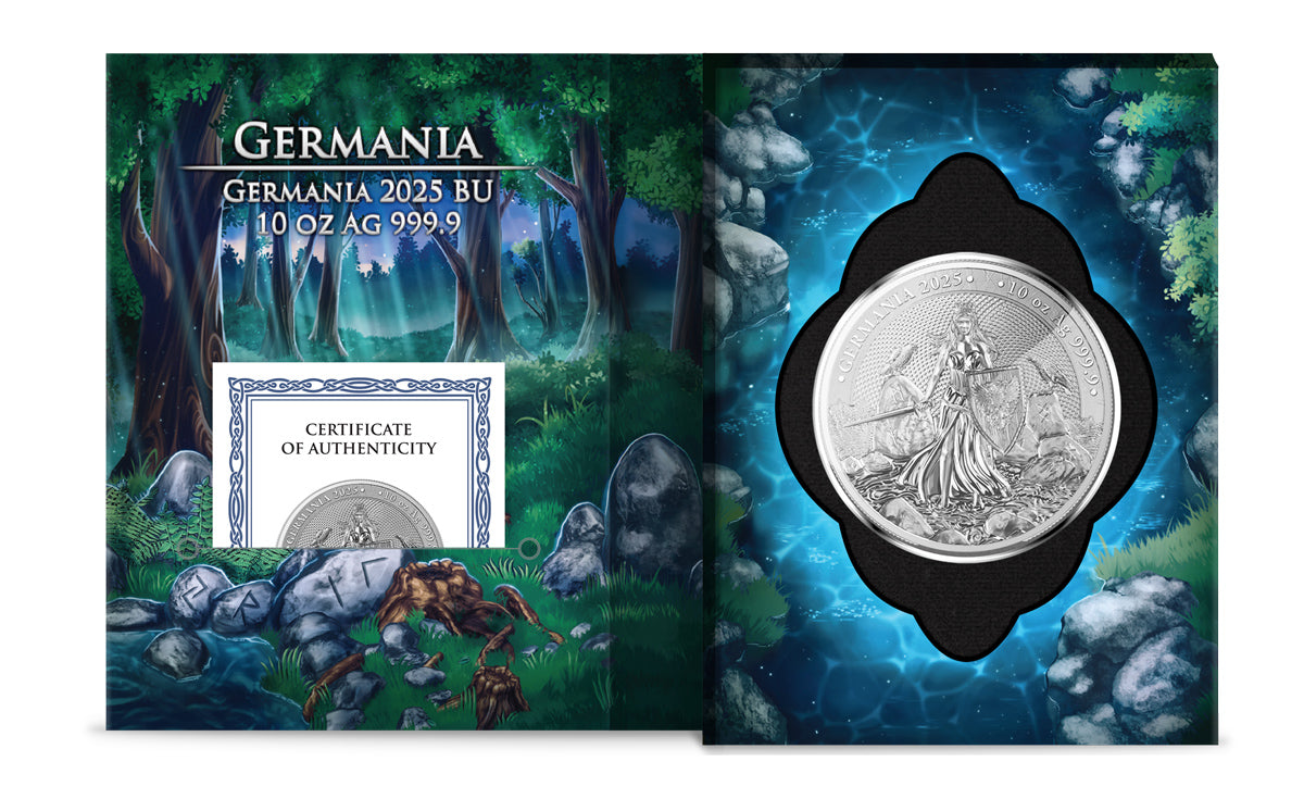 Germania Mint - Germania 2025 - 10 oz Silbermünze 50 Mark BU