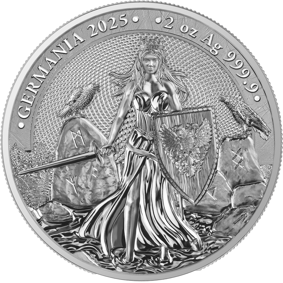 Germania Mint - Germania 2025 - 2 oz Silbermünze 10 Mark BU