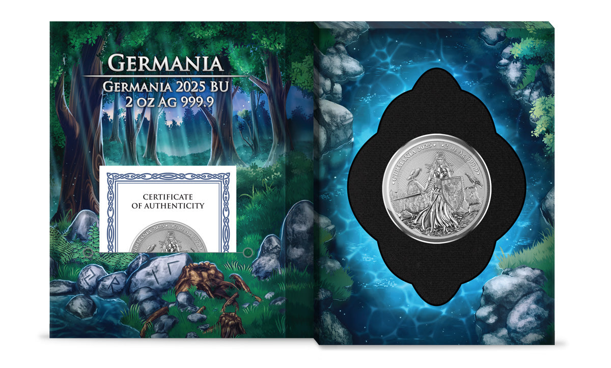 Germania Mint - Germania 2025 - 2 oz Silbermünze 10 Mark BU