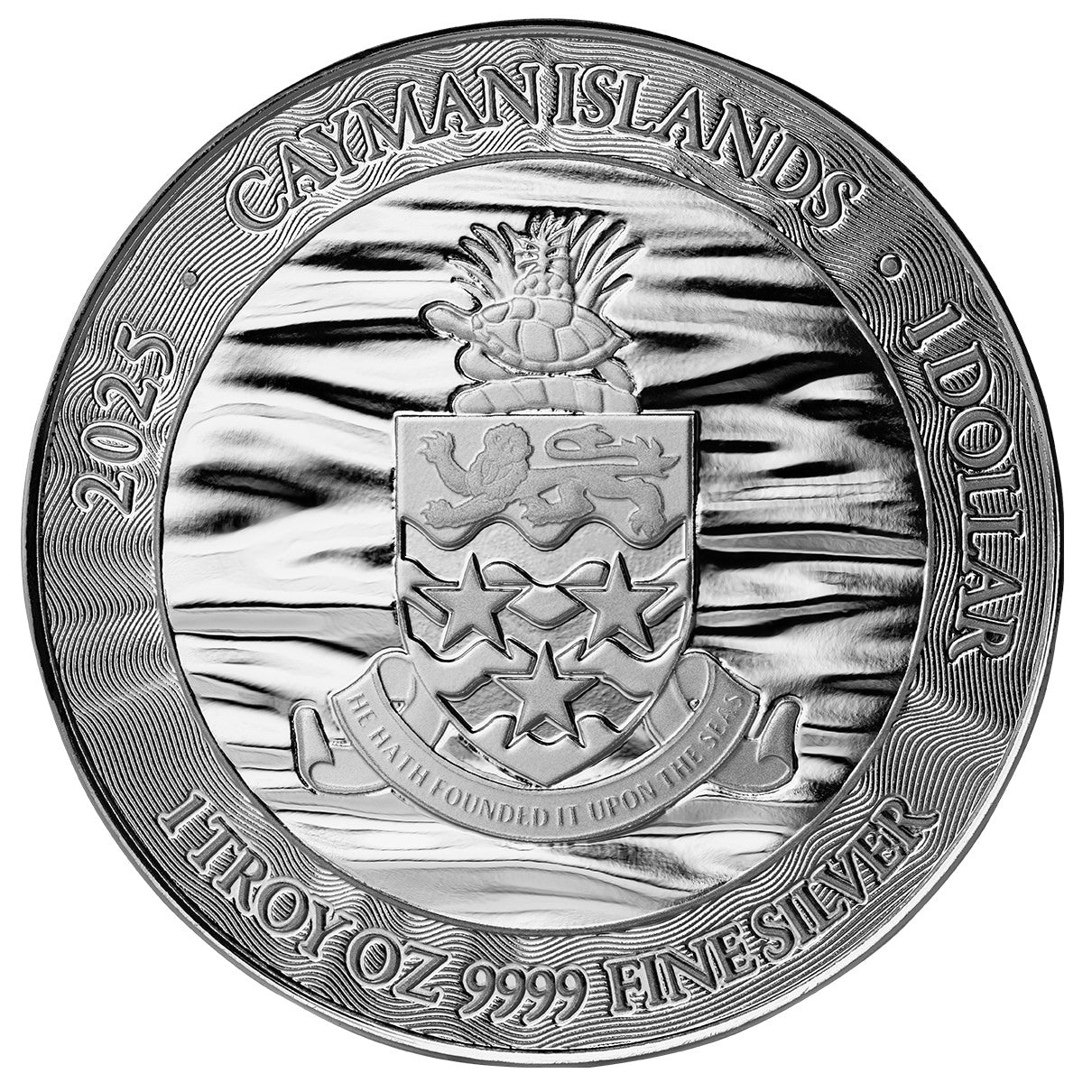 Cayman Islands - Cayman Sea Life - Loggerhead Turtle - 2025 - 1 oz Silbermünze PL