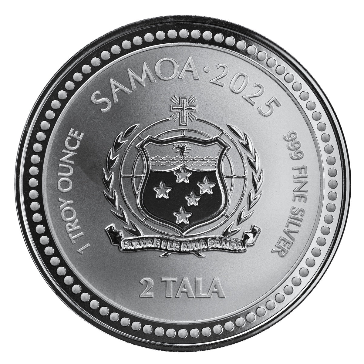 Samoa Seahorse Seepferdchen 2025 - 1 oz Silbermünze BU