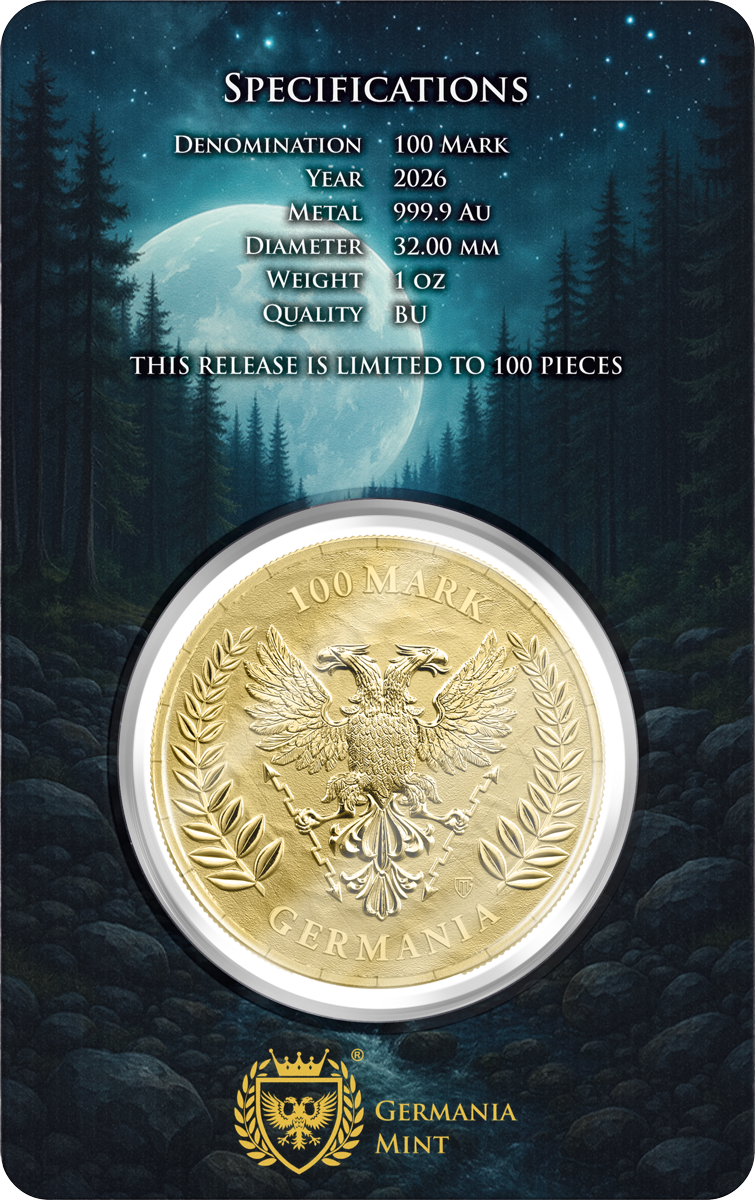 Germania Mint - Germania 2026 - 1 oz Goldmünze BU Safepack**