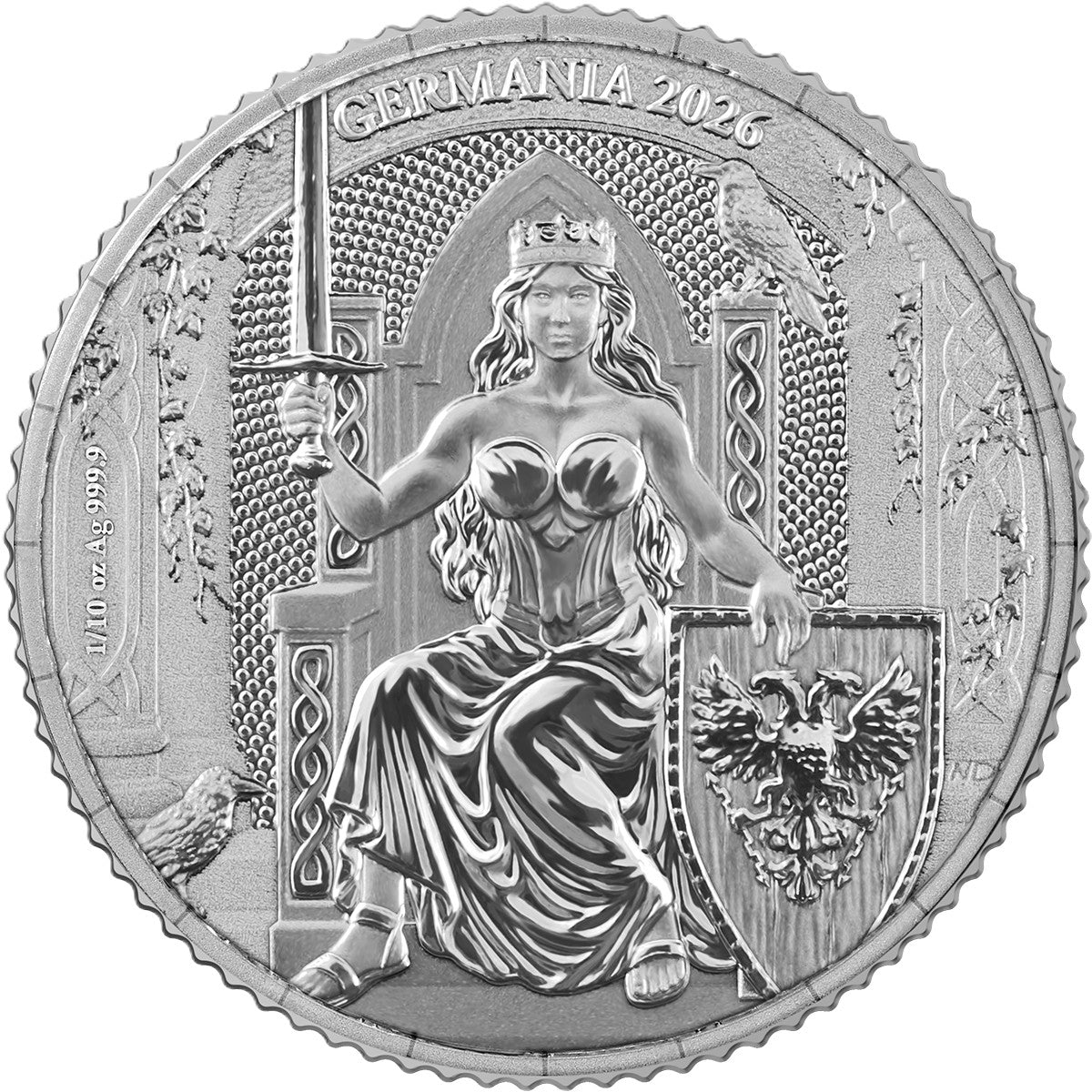 Germania Mint - Germania 2026 - 1/10 oz Silbermünze BU