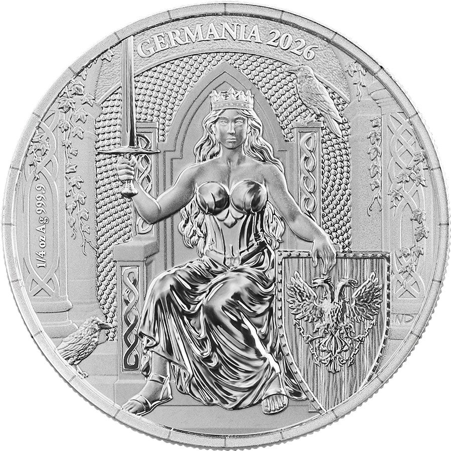 Germania Mint - Germania 2026 - 1/4 oz Silbermünze BU