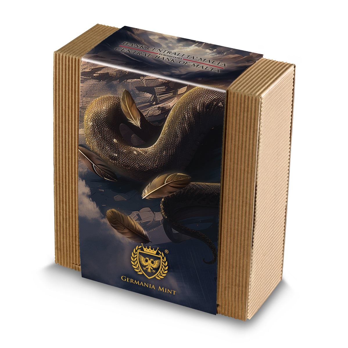 Germania Mint - Malta Golden Eagle - 2 oz Silbermünze BU HR Limited Edition 10 Euro