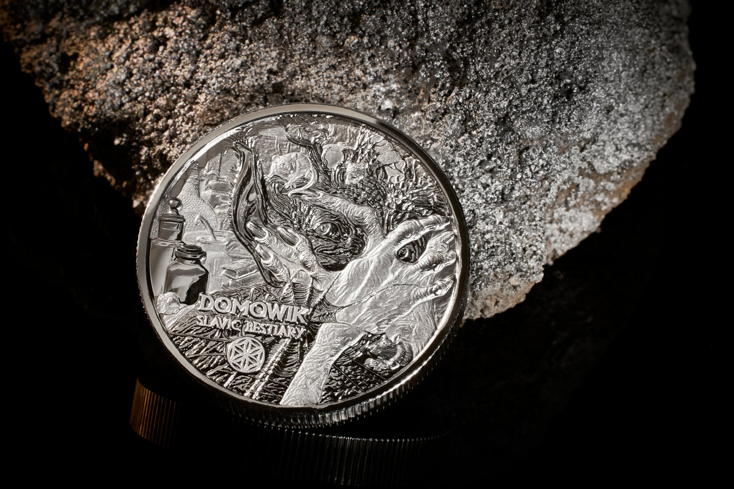 Slavik Bestiary - Domowik #2. - 2 oz Silbermünze 2024 BU*