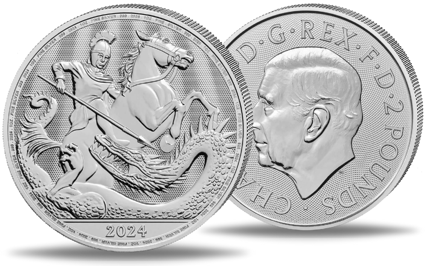 St. George and the Dragon 1 oz 2024 Silber*